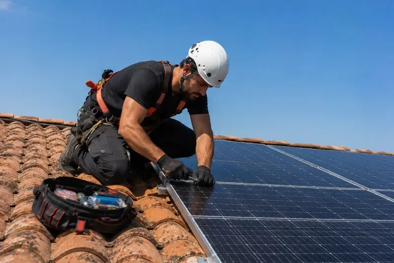 Maintenance et monitoring de panneaux solaires à Mutzig