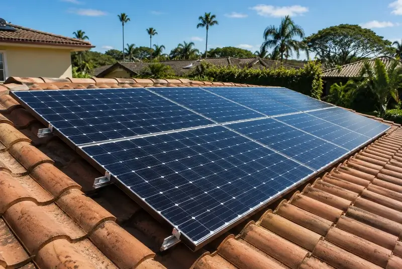 Installation de panneaux solaires à Mutzig
